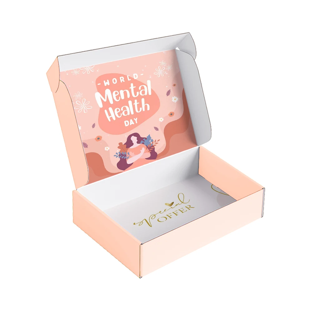 Wholesale Eco Cloth Packing Mailer Custom Size Logo Printing Hard Cardboard Delivery Paper Box