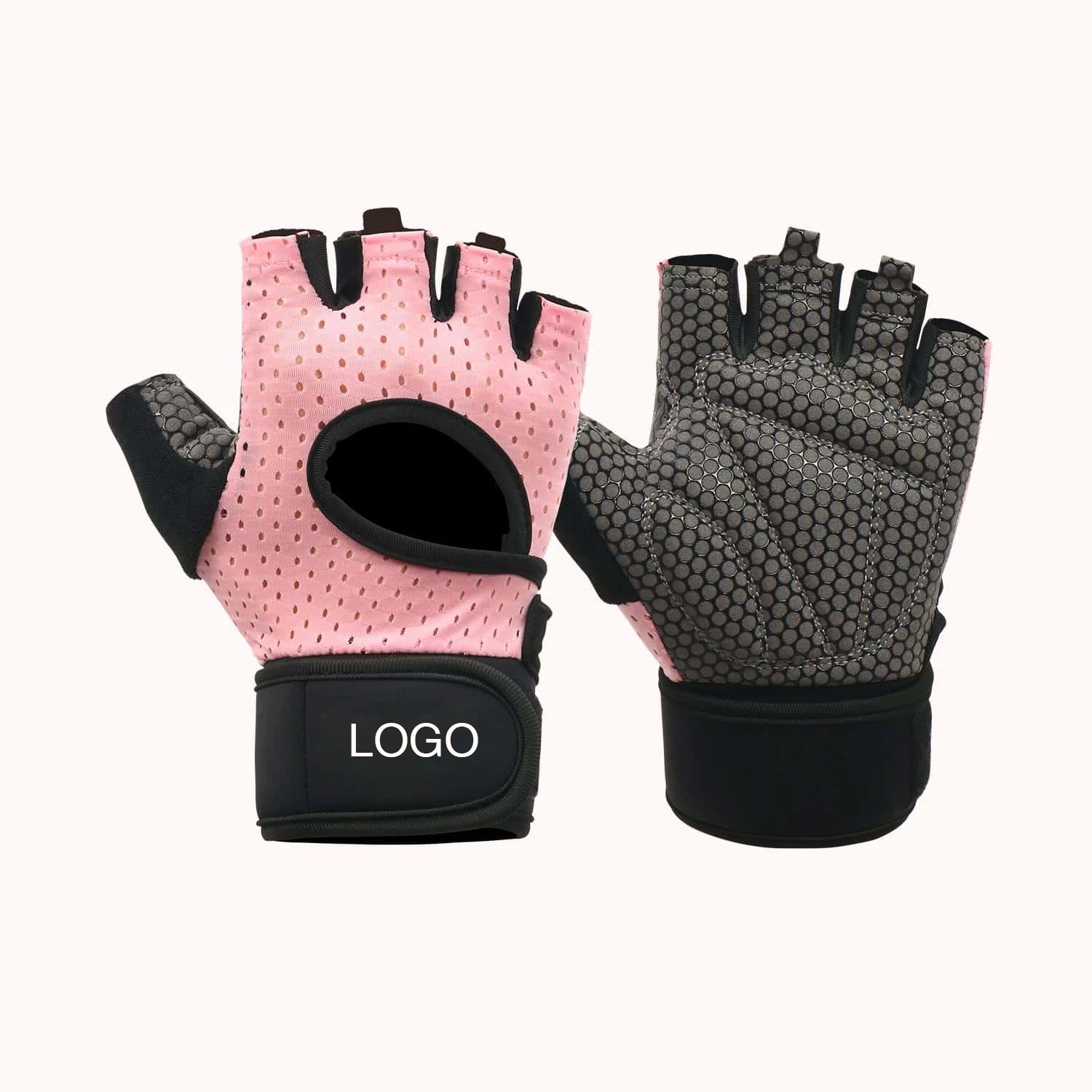 Factory Wholesale Custom Logo Weightlifting Gloves For Gym Half Finger Sports Training Workout Gym Gloves Women Men