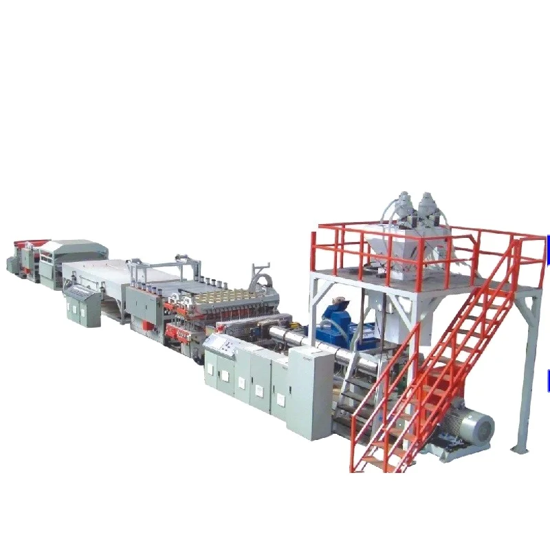PP/PE/PC-multi-wall-sheet-product hollow profile sheet extrusion line PP corrugated sheet extruder 1800 hollow sheet equipment