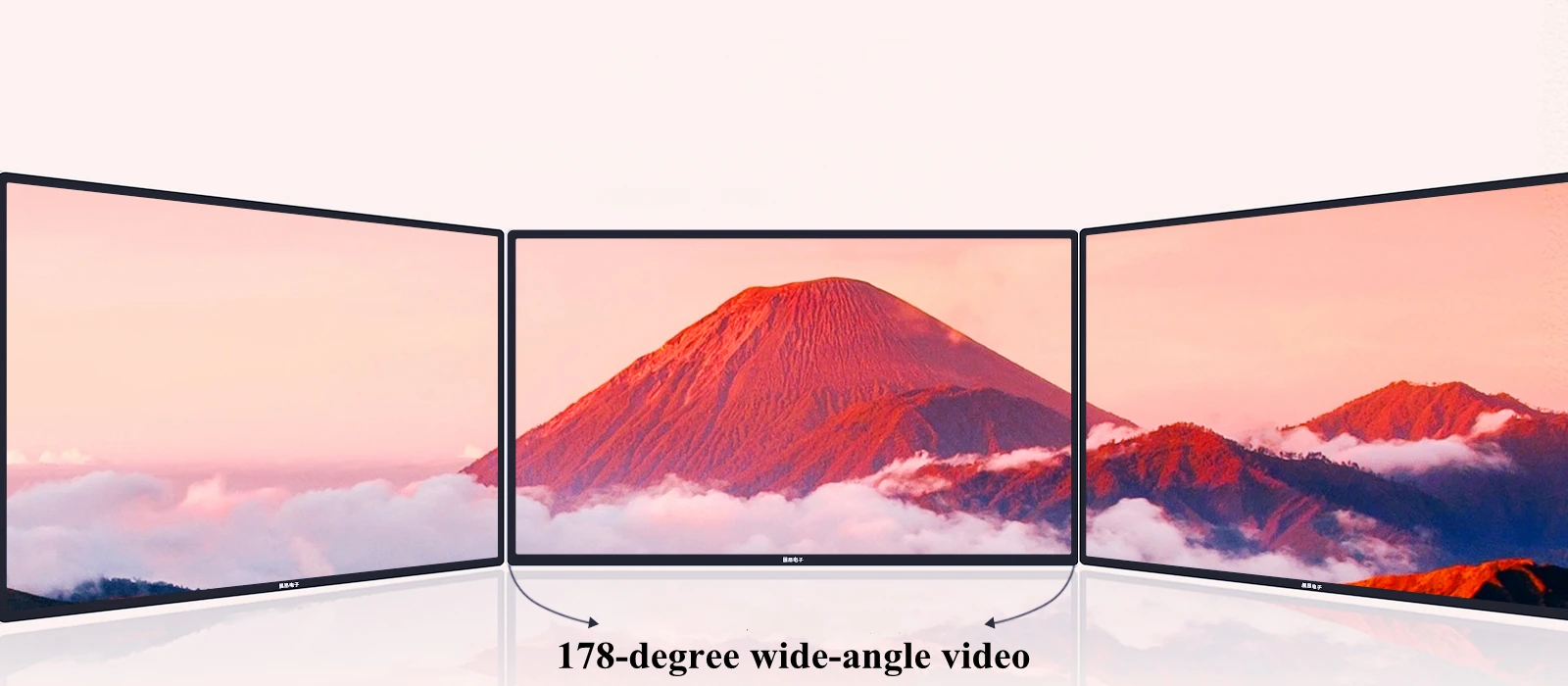 FVASEE Dual Screen LCD Digital Signage 43 55 65 Inch 360 Degree Rotating Commercial Advertising Display Screen