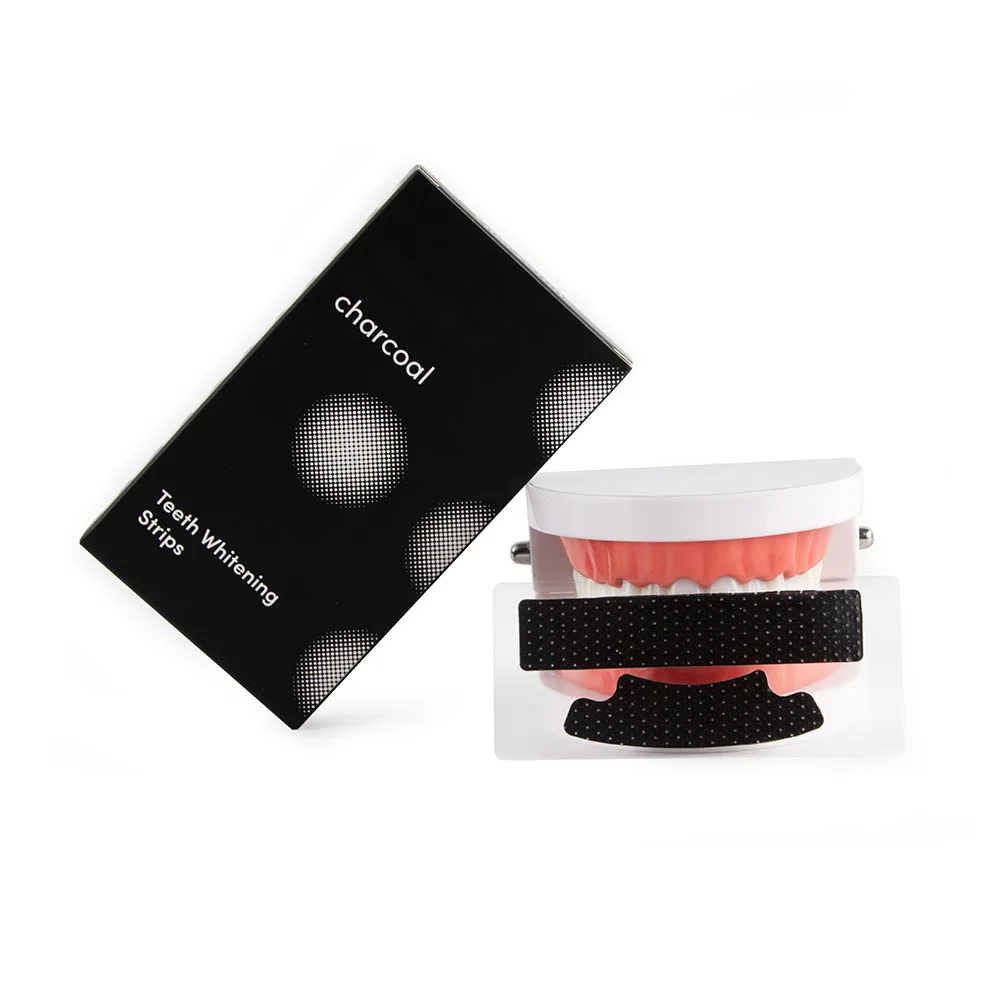 Daily Teeth Whitening Strips Custom Logo Bleaching White Strips for Sensitive Teeth Removes Stains
