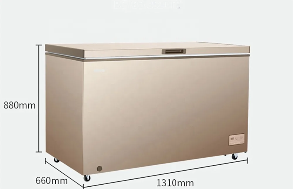 Good Quality Store Supermarket Ice Cream Freezer Refrigerator Commercial Deep Freezer Display Glass Door Deep Freezer