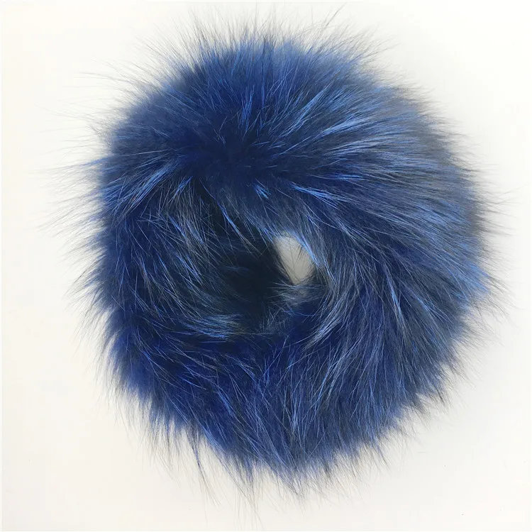 2021 Liyafur New Girls Women Luxury  Real Fox Fur Neck Warmer Fashion Custom Made Headband