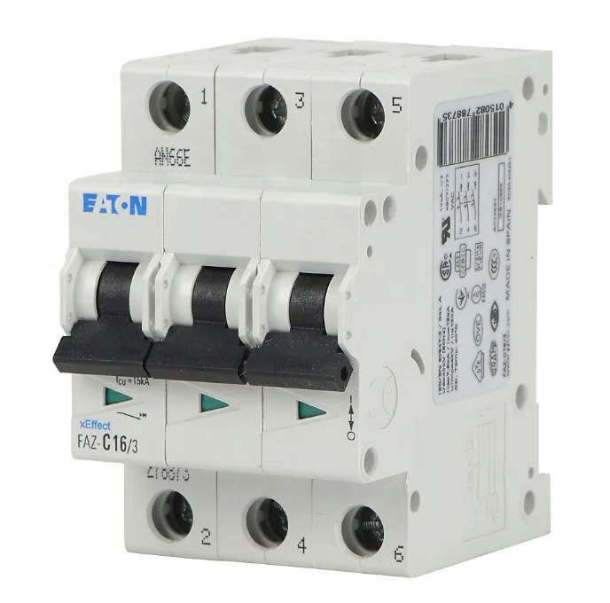 Original EATON ELECTRIC Over current switch Model:FAZ-C16/3-N FAZ-C16/3-NA FAZ-C16/3-RT Miniature circuit breaker (MCB)