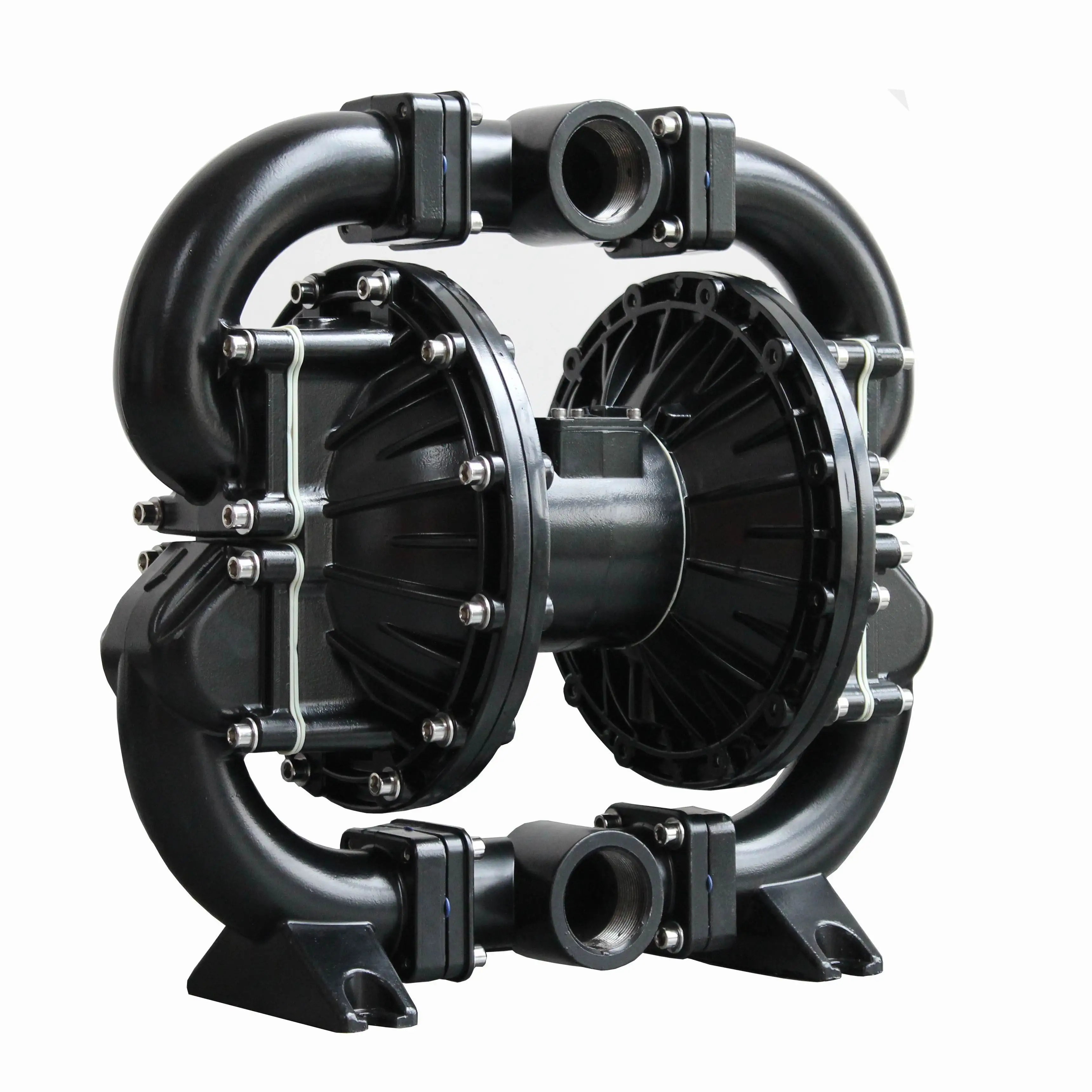 Big size large solid particles grain dirty mining water transfer air operated flap valve diaphragm pump