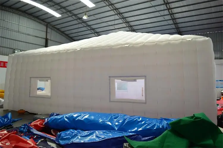 WINSUN 2024 factory price white inflatable cube tent, Large Inflatable Cube Party Tent,Outdoor Inflatable air tent for sale