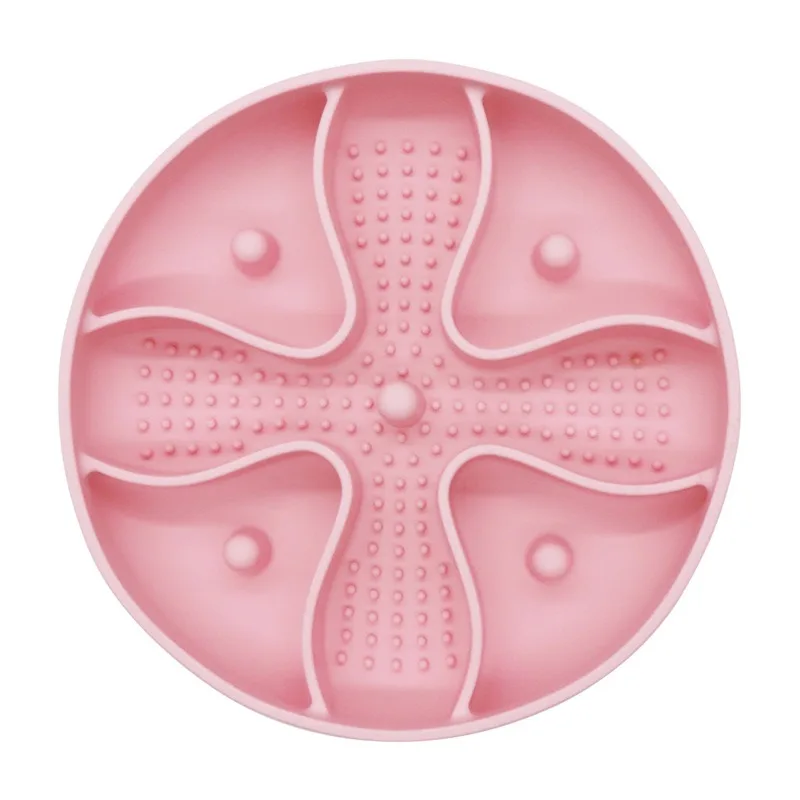 SinSky New Food Grade Slow Feeder Dog Bowl Anti Choking Tableware Silicone Dog Licking Mat for Dog