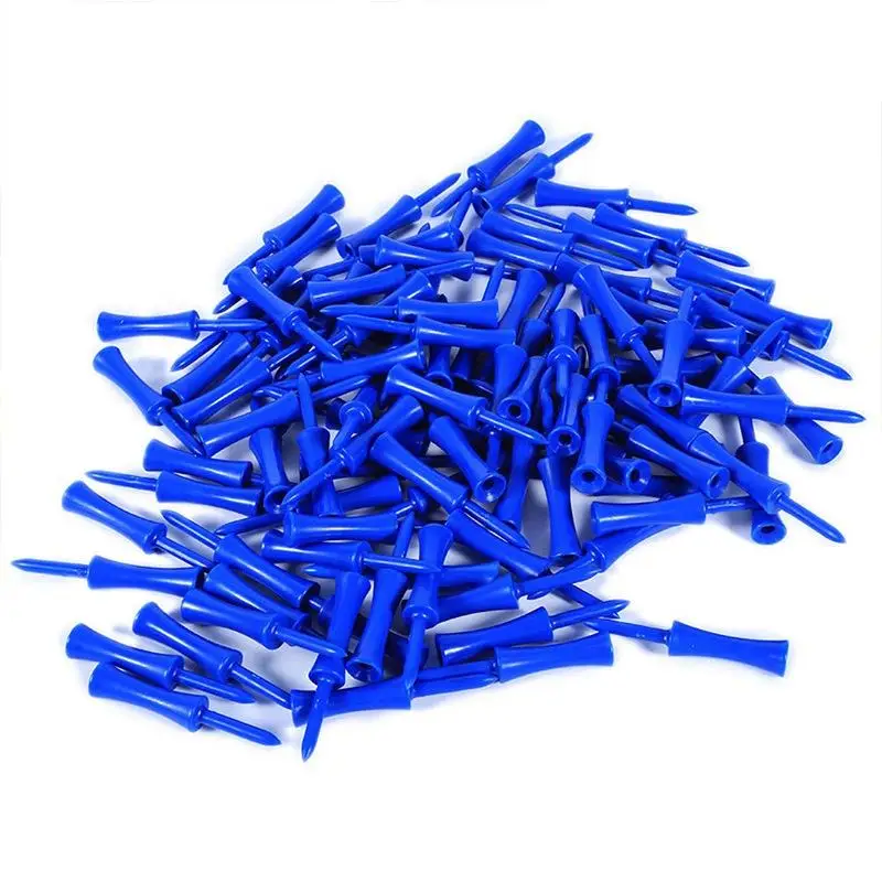 Free Sample Custom Logo Size Golf Tees Plastic Castle Tees