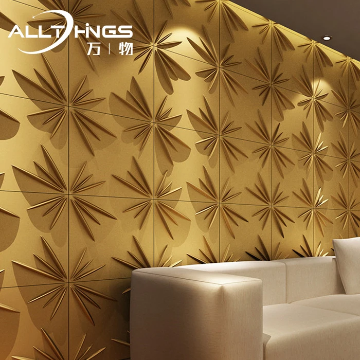 Elegant modern home decor 3d wall panels home decoration manufacturer Background wall poster for classroom