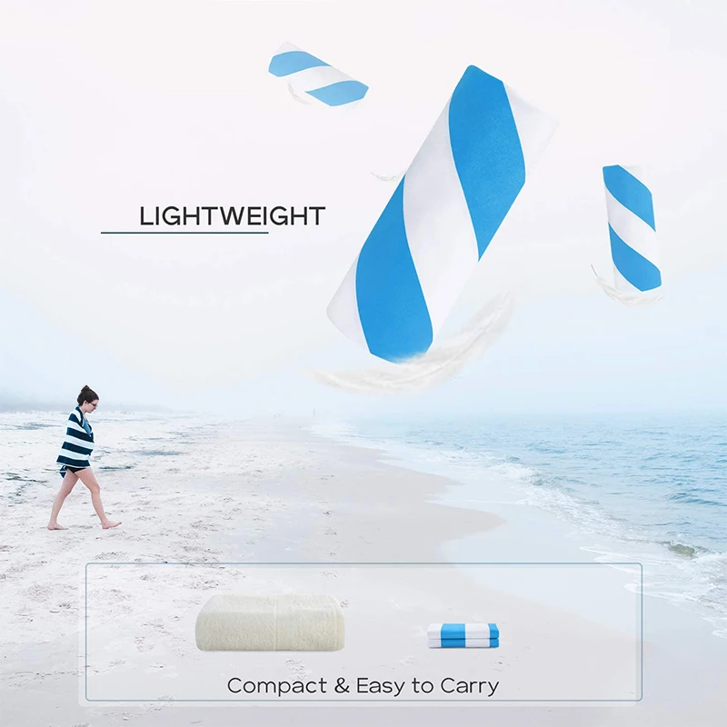 Ultra compact China manufacture microfiber beach towels with custom logo