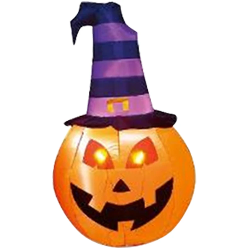 Замечательное Надувное украшение на Хэллоуин, встроенный СВЕТОДИОДНЫЙ надувной Призрак для вечеринки на Хэллоуин, украшение для газона