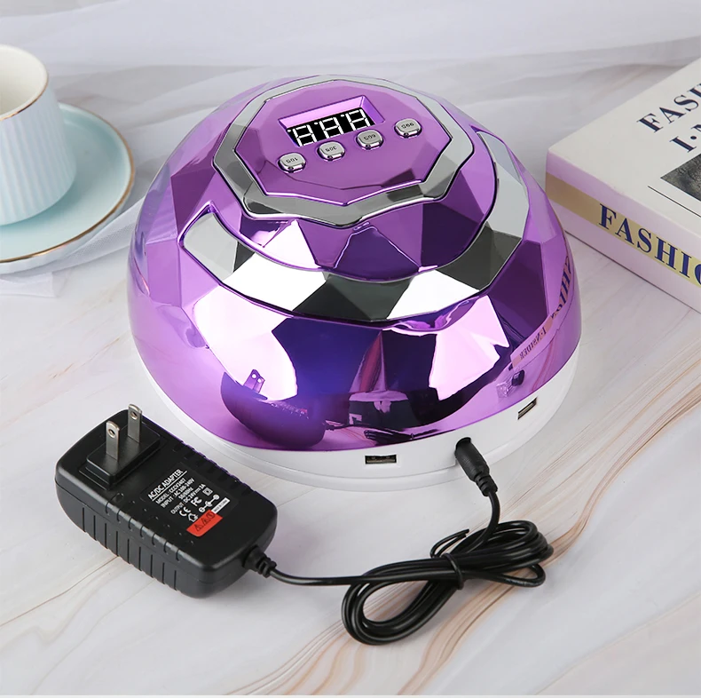 DKW 280W-66 Lamp Beads Can Be Portable SUN-KM8 Comfortable Induction Baking Lamp Four-speed Timing Nail Lamp