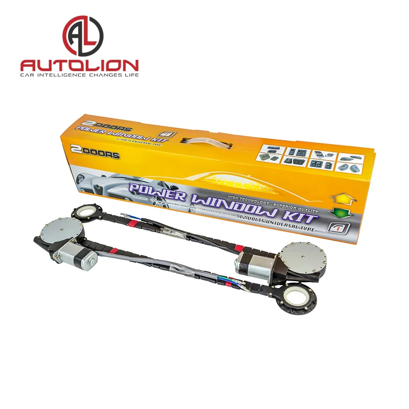 Electronic 12 volts universal type car power window kit