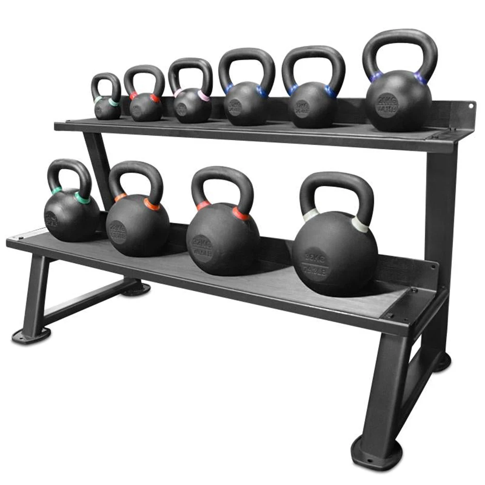 Tellus Fitness Two Tiers Kettlebell Storage Rack