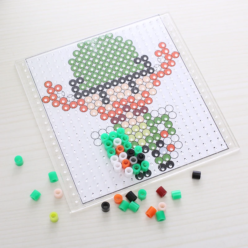 Factory Direct Supply Diy Beads Kit Puzzle Game Ironing Beads Kids Diy Toys 5mm Colorful Perler Hama Beads For Children