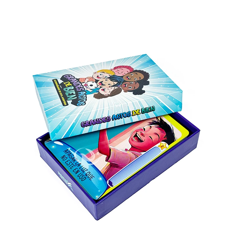 China Best Seller Custom Printed Premium Game Booster Cards Personzed Children Friends Groups Made Quty Paper Logo Customization