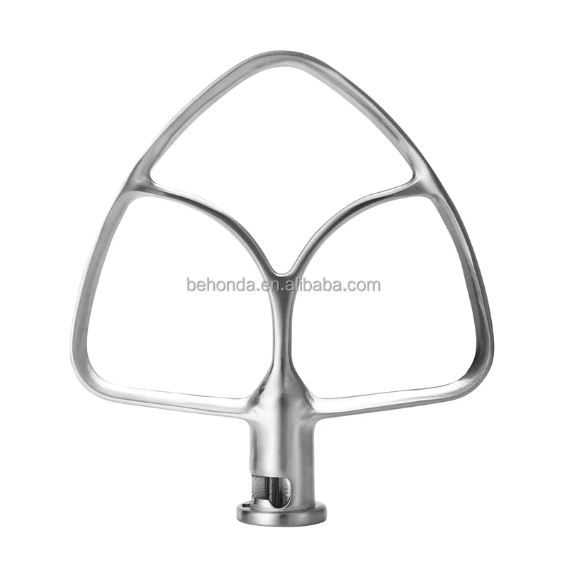 Stainless Steel Flat Beater for 4.5qt-5qt Tilt-Head Stand Mixer Fit for Classic Plus Artisan K45SS KSM75 KSM90 KSM110 KSM125