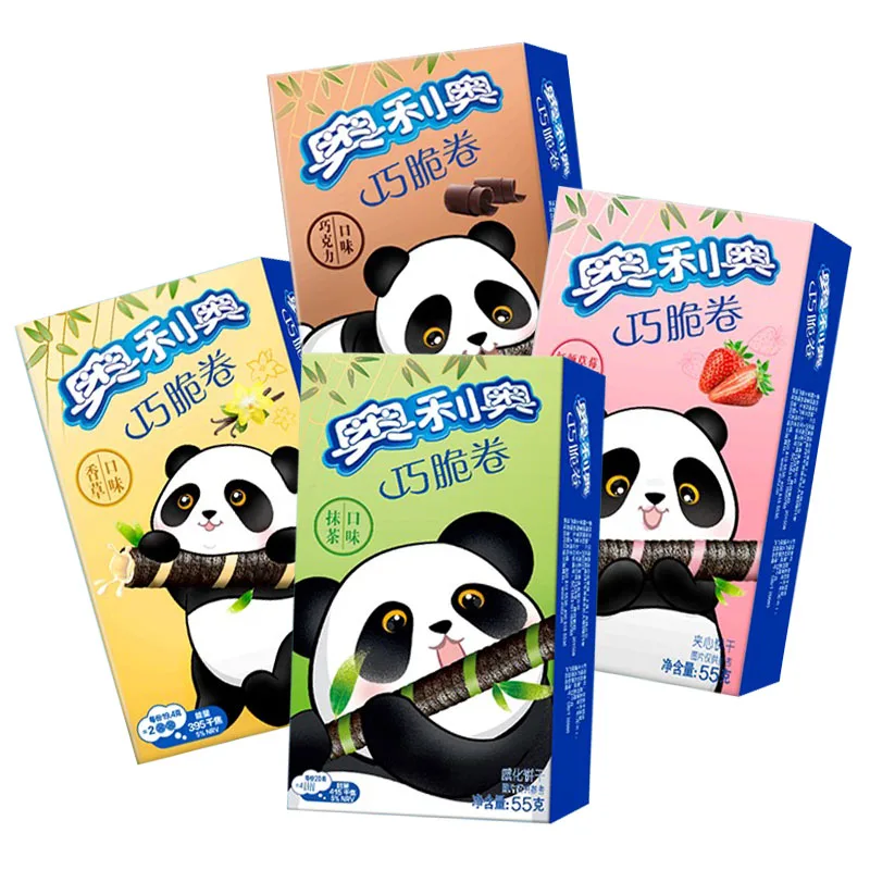 Exotic Snacks 2022 Newest Panda Limited Edition Crispy Wafer Roll