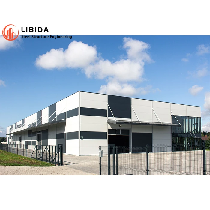 Prefab Light Steel Structure Construction Warehouse Insulated Light Metal Building