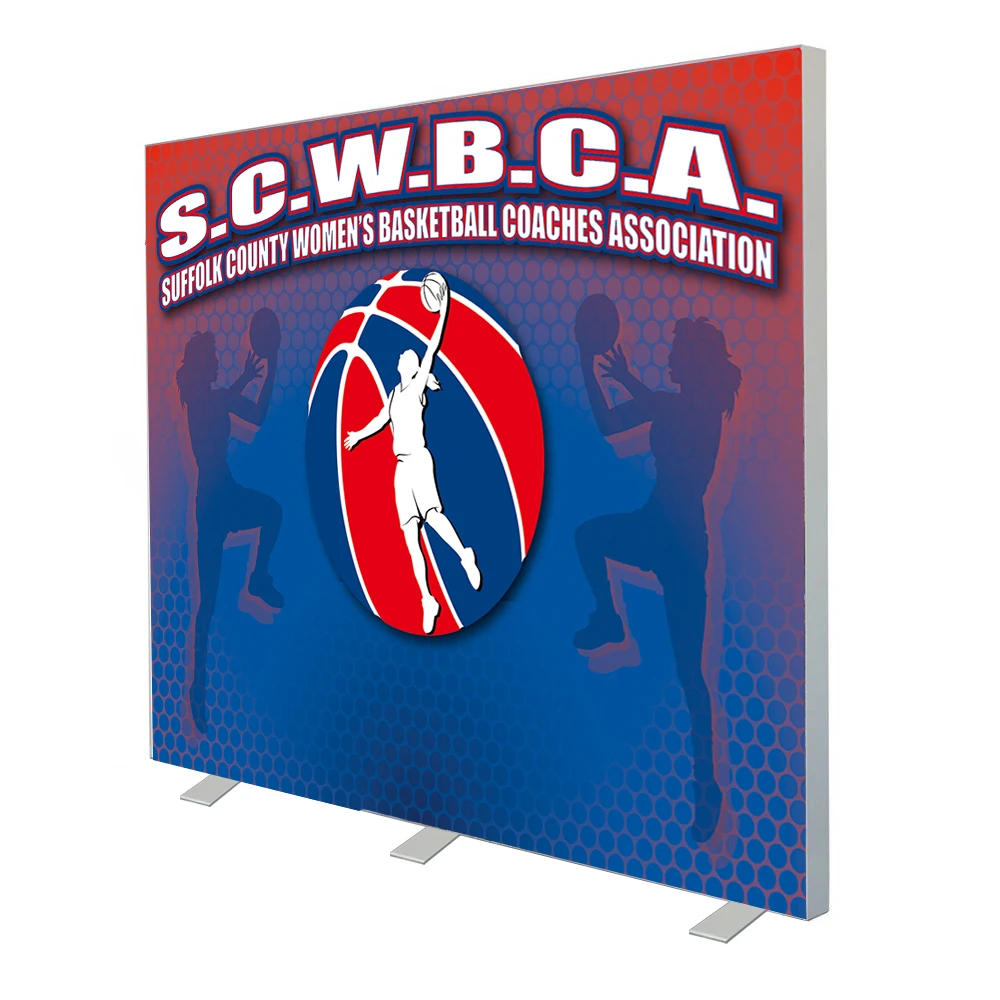 Trade Show Exhibition Booth Display Tension Fabric Backdrop SEG Pop Up Led Backlit Light Box