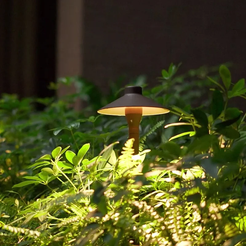 Outdoor Landscape Ground Recessed Light Mushroom LED Garden Road Street Lamp 7W IP65 Lawn Stake Light
