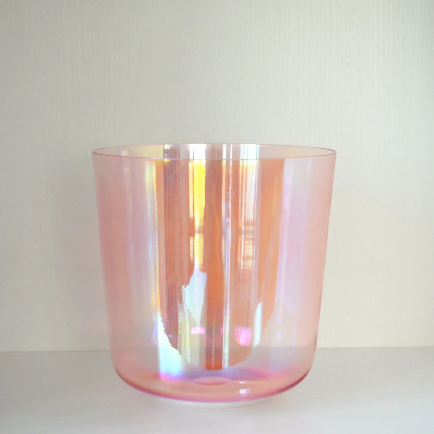 Чаша для пения из розового кварца, 5-12 дюймов