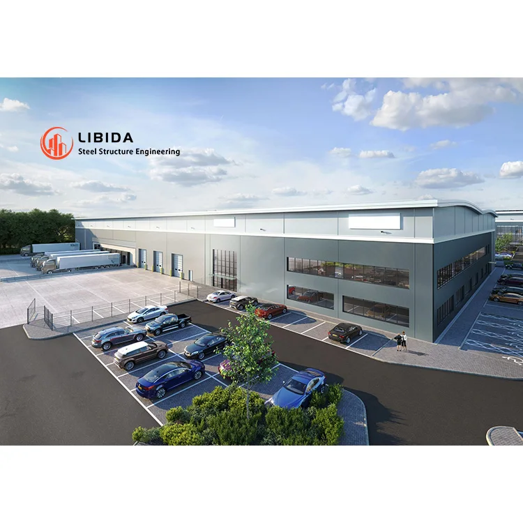 Customized prefabricated H Beam prefabricated steel structure building/factory/prefabricated warehouses building