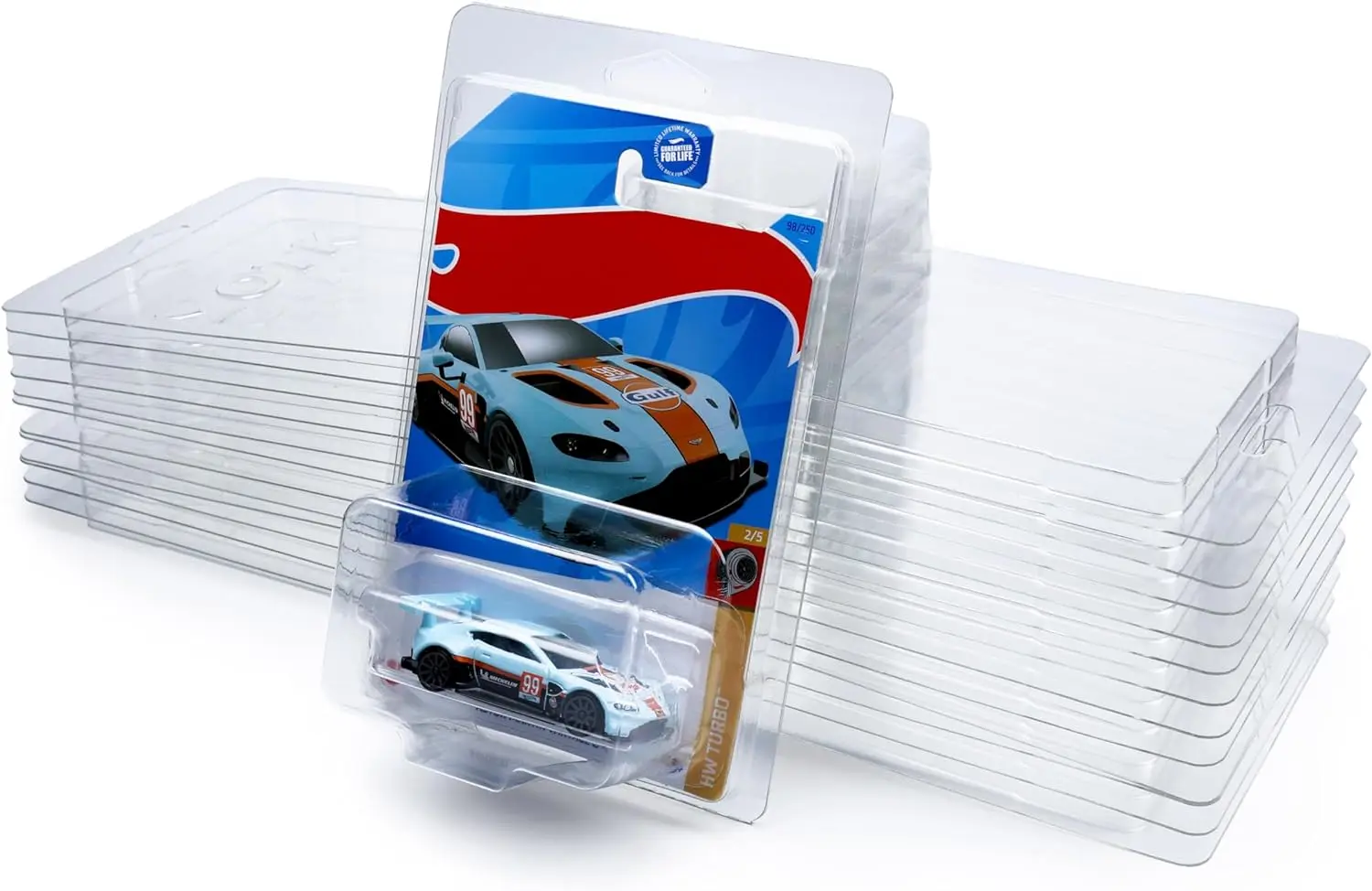 In Stock Hot Wheels Protector De Hotwheels Blister Display Case For HotWheels Mainline Series Matchbox Car Packaging