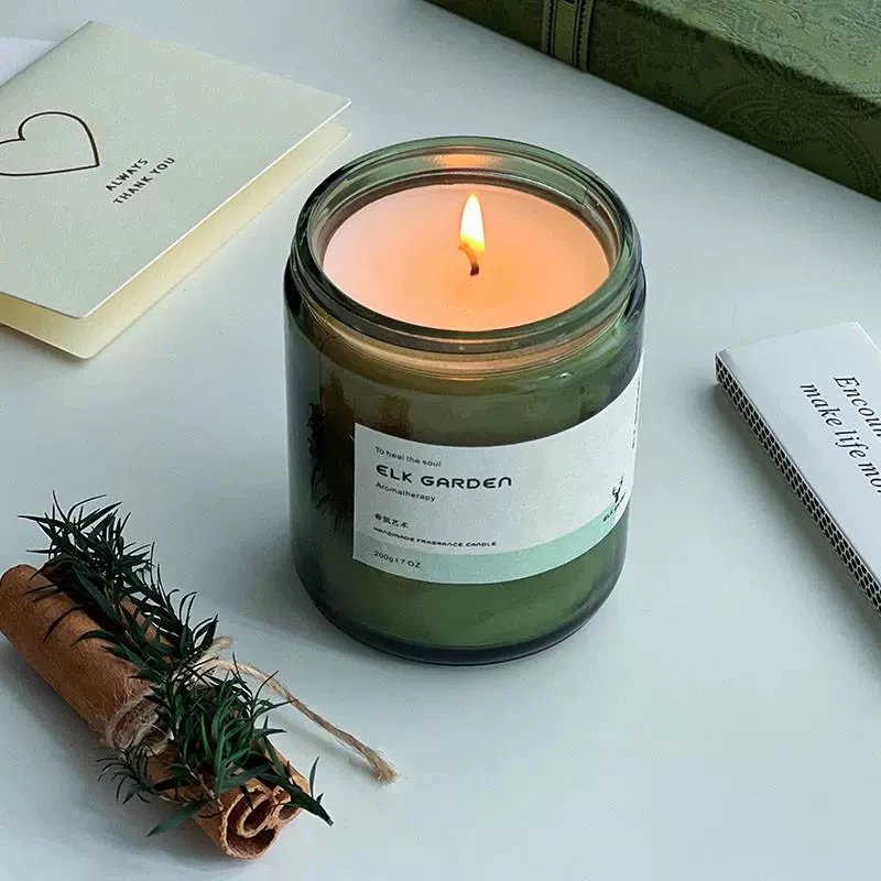 Large Amber Glass Jar Scented Soy Candle with Essential Oil Beeswax Pillar for Spa Use in Animal Shape for Holiday and Easter