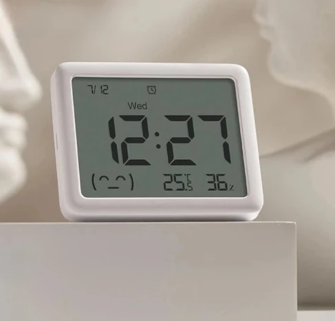 Miaomiaoce будильник термометр домашний настольный гигрометр мини-ЖК-инструменты умные часы