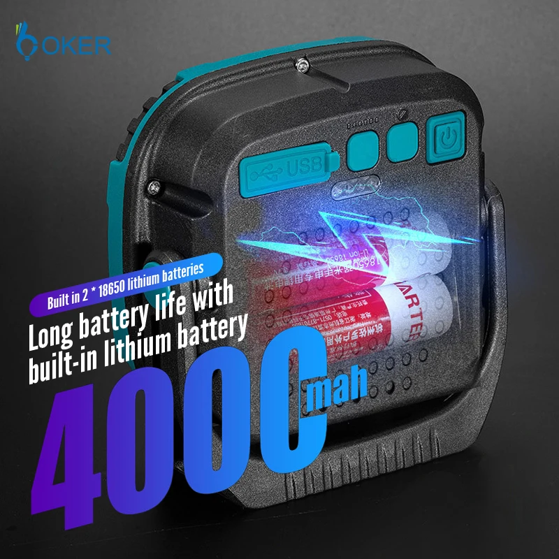 Portable Floodlight Magnet USB Rechargeable COB Led Lights Outdoor Camping Emergency Car Repairing Led Work Light