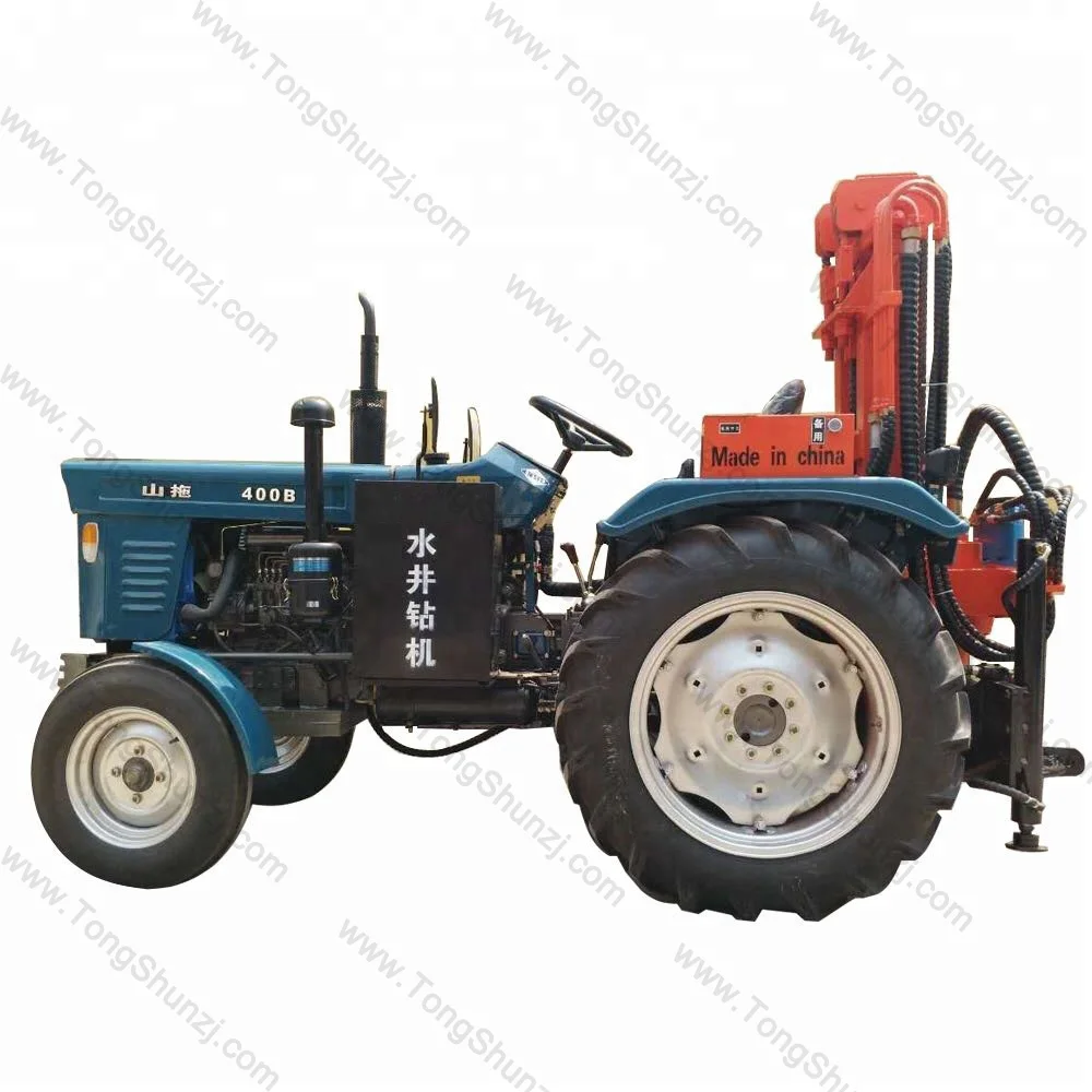 Cheap Small Portable Trailer Mounted Water Well Drilling Rigs Machine With Mud Pump Australia