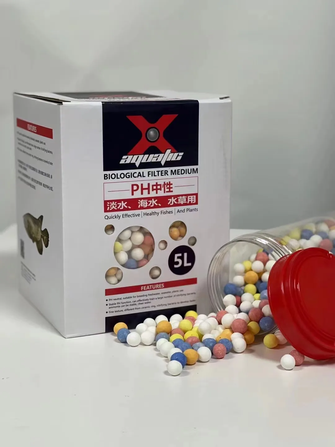 X-aquatic Aquarium Fish Tank Filter Medium Bacteria Culture Filter Material Effective culture of nitrifying bacteria