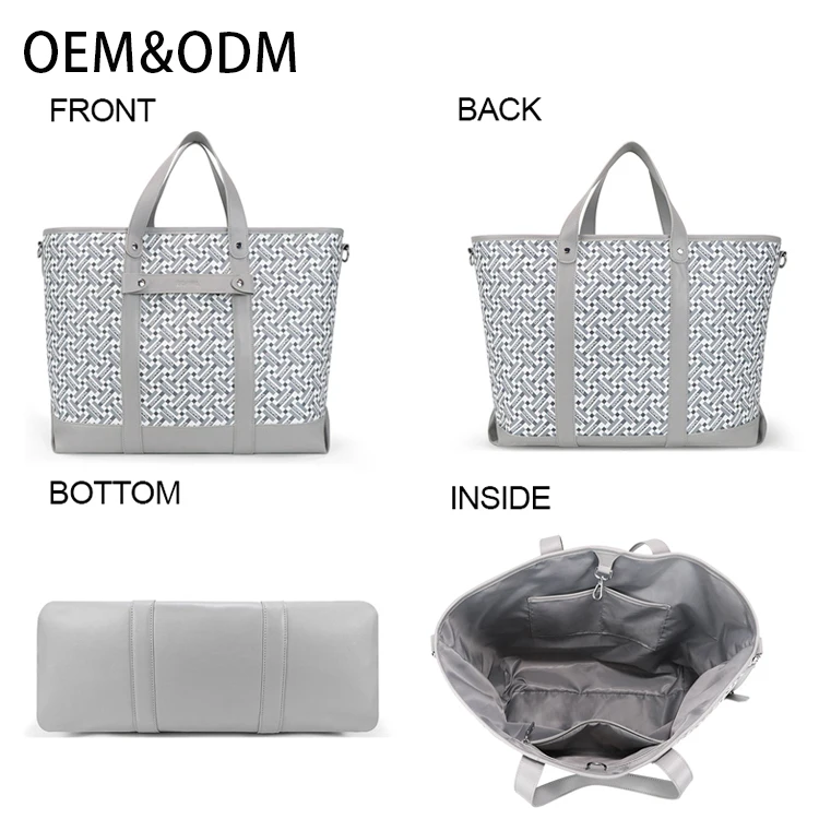 Gorfia Brand Fashion Design Customized Adjustable Shoulder Strap Tote Handbags With Laptop Pocket For Staff Daily And Business