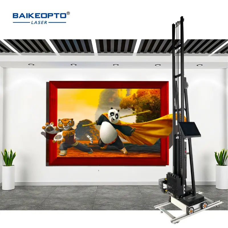 BK-UP1400P двойная DX10 печатающая головка высокой четкости 2880dpi УФ струйный принтер настенная живопись машина