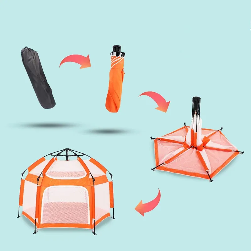 RHS-PPEN9 Play Home Multifunctional Safe Baby playpen foldable baby playpen with toys baby playpen foldable