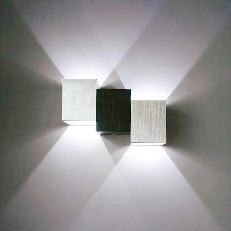 Led indoor wall light aluminum modern wall lamp 230v for living room bedroom reading lights