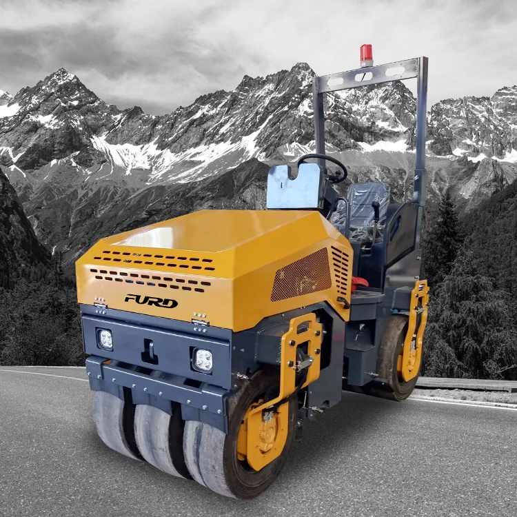 Good Price FURD 3 Ton Vibratory Pneumatic Rubber Tire Roller
