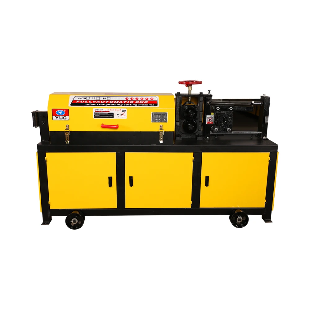 Automatic rebar/ steel rod bar straightening and cutting machine rebar straightener and cutter