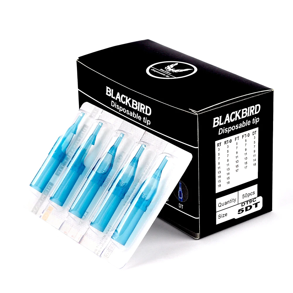 Одноразовые татуировки 2023 пластиковые длинные наконечники оптовая продажа стерилизованные из АБС