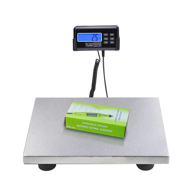 Household Stainless Steel Platform Scale Express Postal Livestock Scale 500kg Weighing Digital Pet Scale
