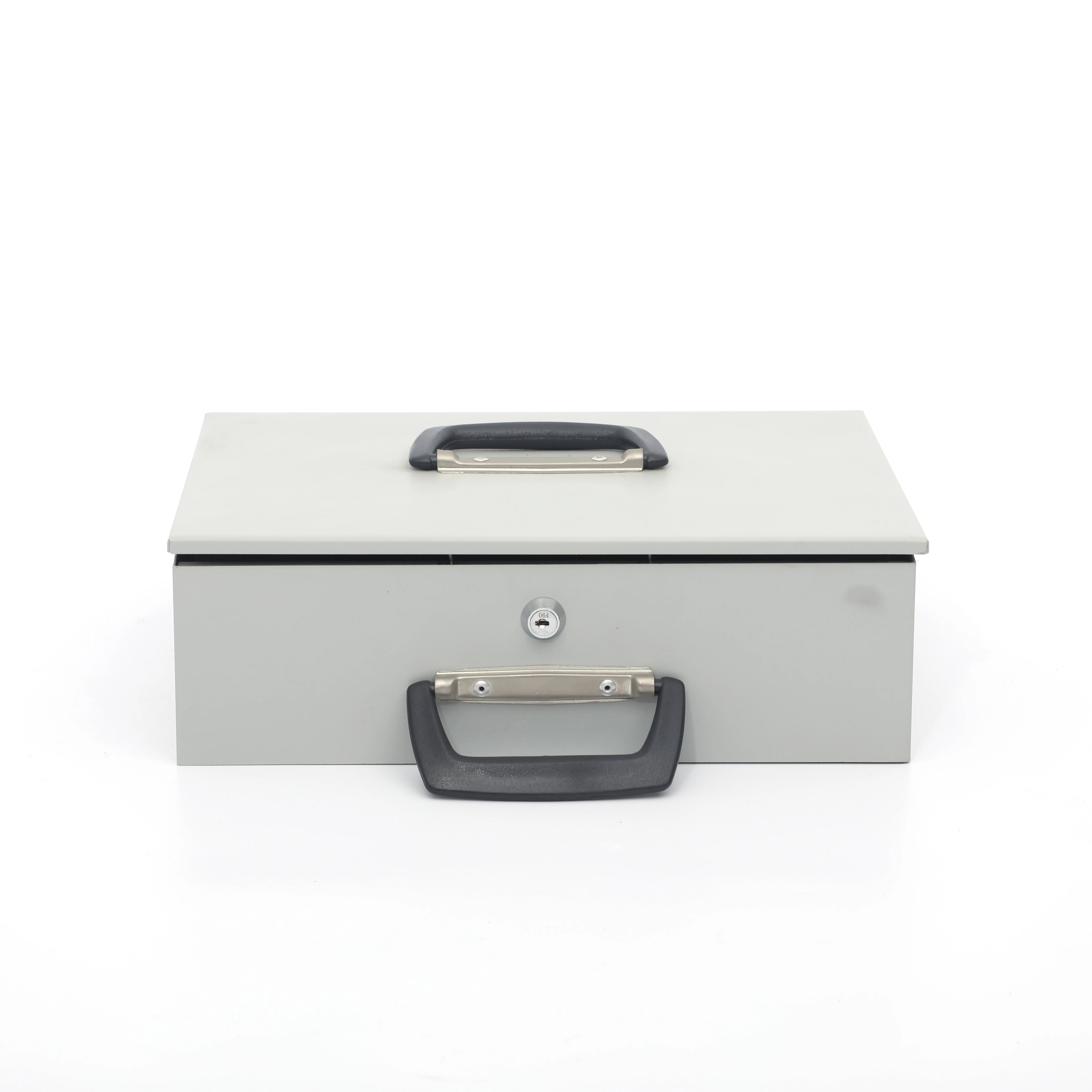 
 Сделано в Китае, превосходное качество, металлический ящик для наличных в транзите, безопасный Сейф с лотком для денег  