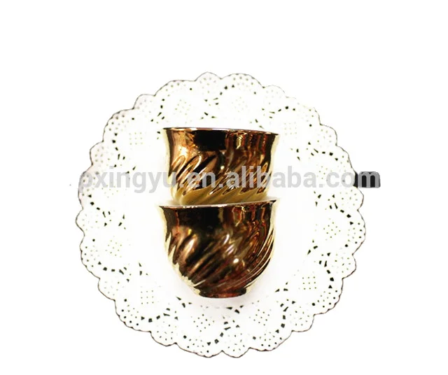 80cc porcelain silver Cawa cup for tea