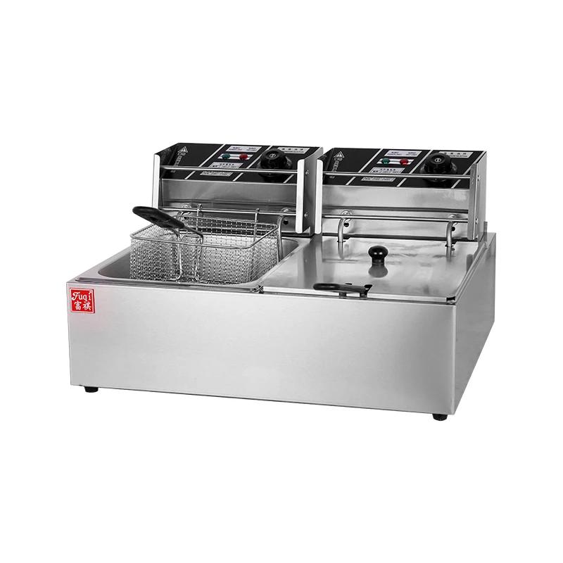 Fuqi 8L Double Tank Automatic KFC Popular Electric Pressure Deep Fryer