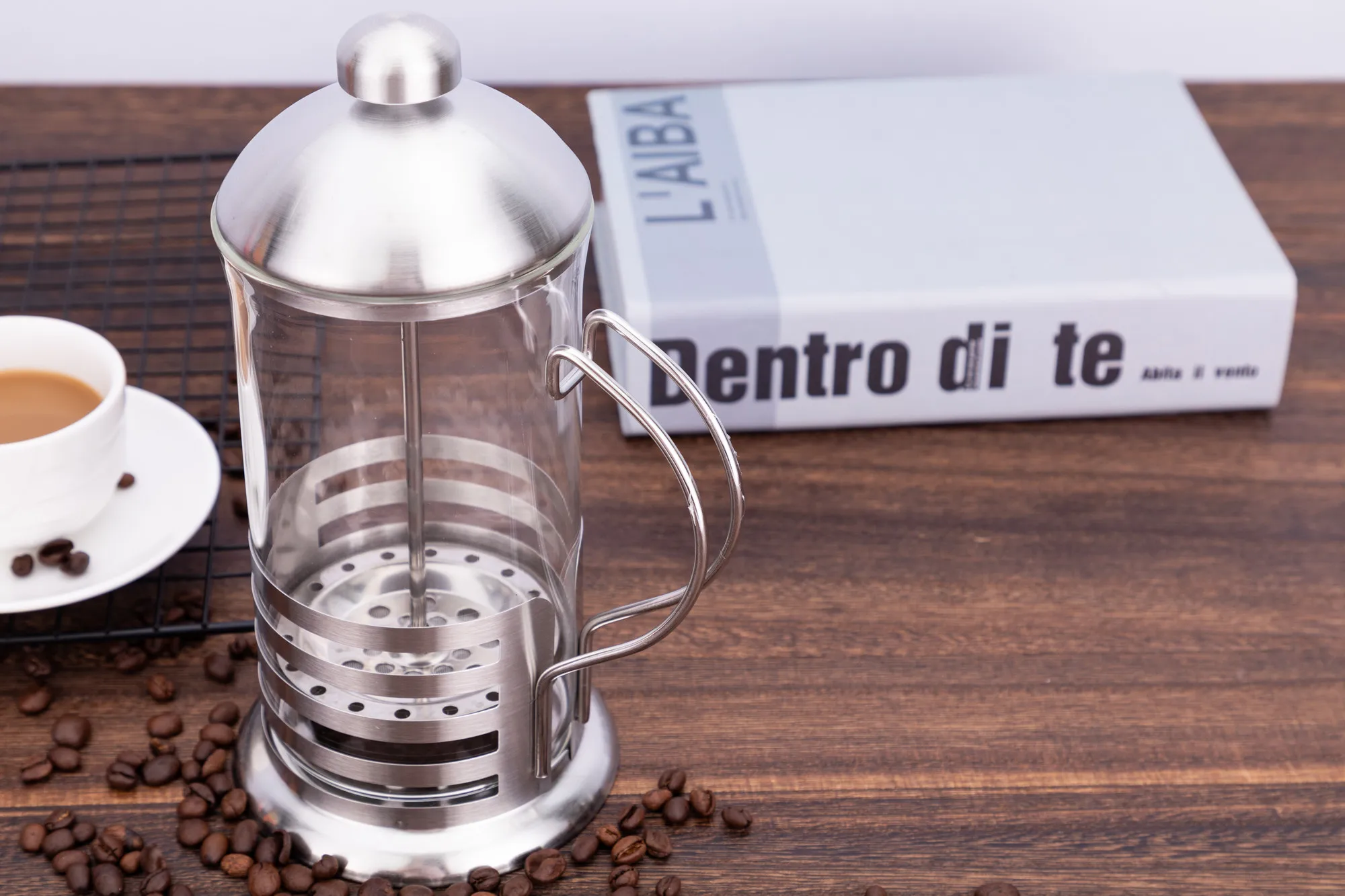 Оптовая продажа стекло французский пресс Handy Brew Мини Путешествия чай чайник
