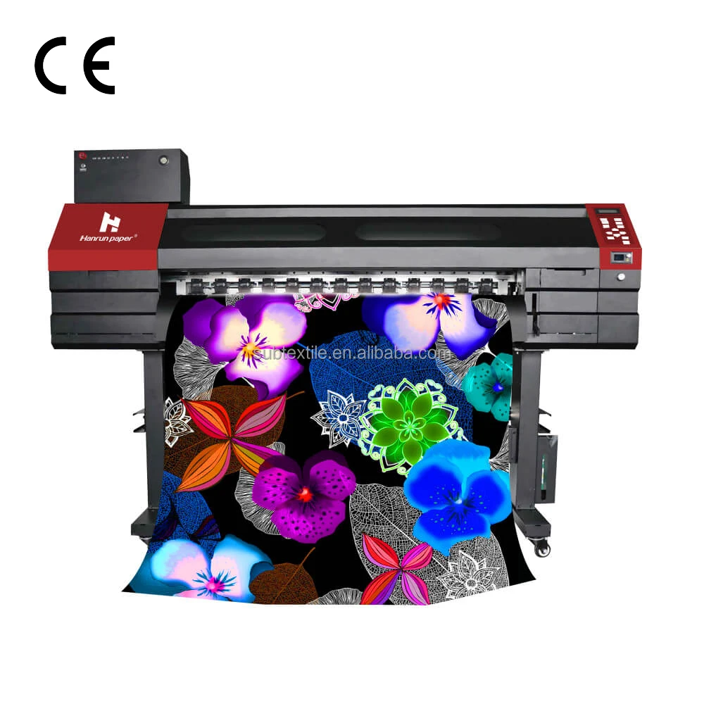 high quality 1.3m epson i3200 heads digital inkjet fabric sublimation printer a1 for t-shirt printing