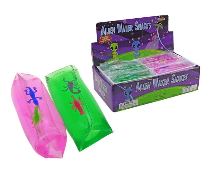 2024 Hot Novelty Magic Water Snake Toy Custom Stuffed with Water Wiggler Sensory Fidget flip Stress Relief