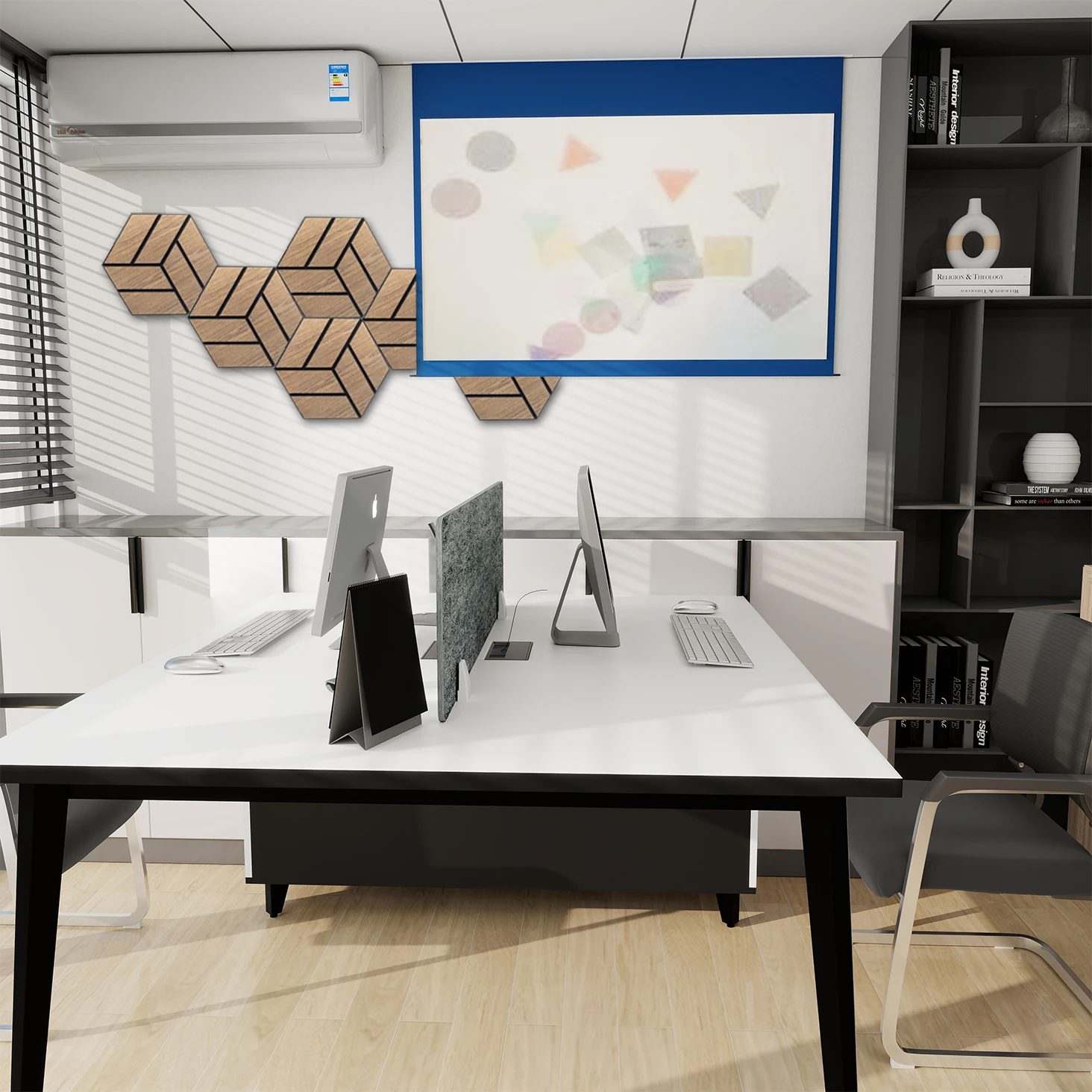 Kasaro Innovative Small Hexagon Wall Panel Acoustic Panels for Modern Noise Reduction