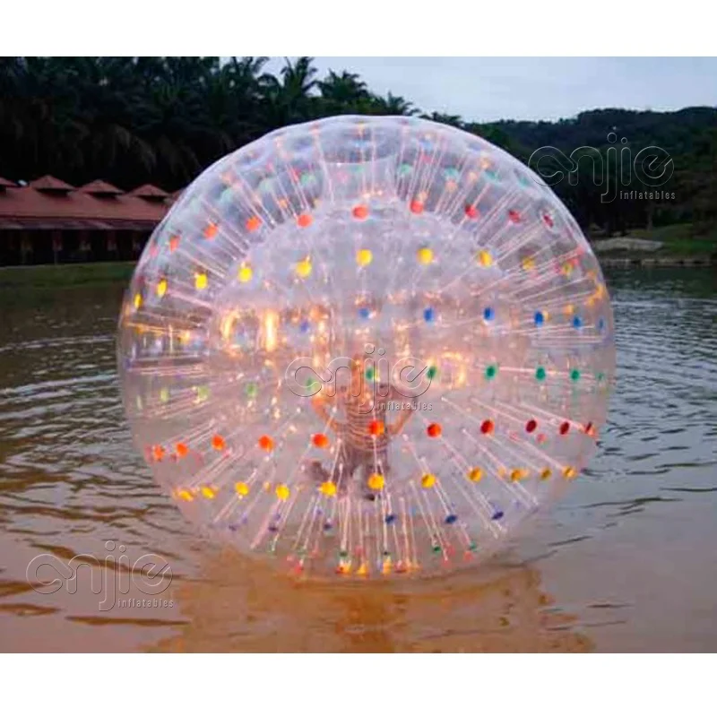Interactive large Body zorbing ball Zorb ball inflatable human sphere For Water Fun or For Grass running or For Bowling