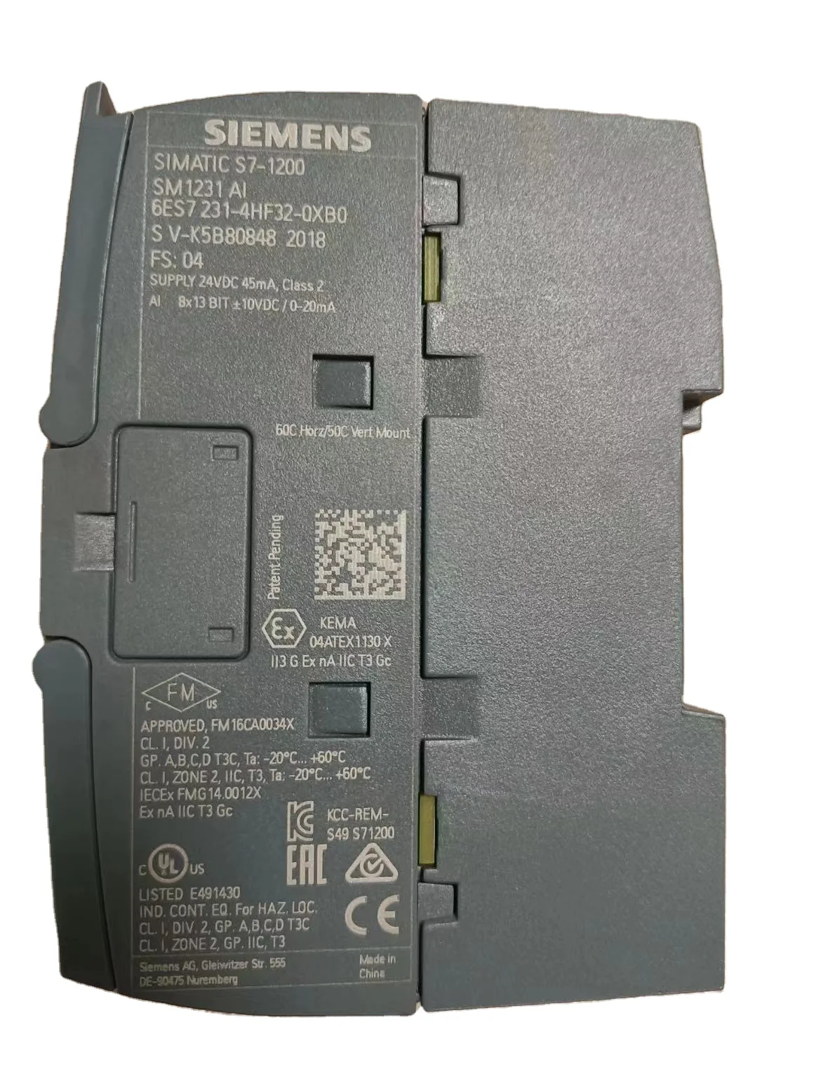 100% original One Year Warranty SIMATIC S7-1200 SM 1226 F-DI 16x24 VDC PLC 6ES7231-4HF32-0XB0